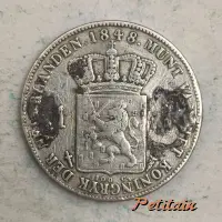 1848 1 G MUNT VAN HET KONINKRIJK DER NEDERLANDEN 100 C.