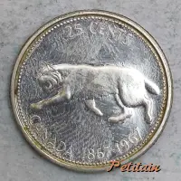 25 CENTS CANADA 1867-1967