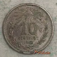 LIBERTAD 10 M CENTAVOS 1912