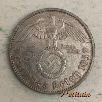 5 Reichsmark Deutsches Reich 1937