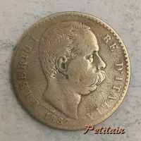 UMBERTO I RE D'ITALIA 1887 SPERANZA