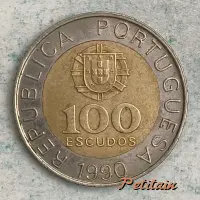 REPUBLICA PORTUGUESA 100 ESCUDOS 1990