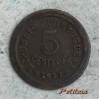 REPUBLICA PORTUGUESA 5 CENTAVOS 1927