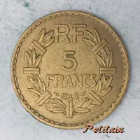 RF 5 FRANCS 1940