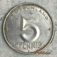 DEUTSCHLAND 5 PFENNIG A