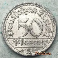 Deutsches Reich 50 Pfennig 1921