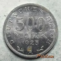 DEUTSCHES REICH 500 MARK 1923 A