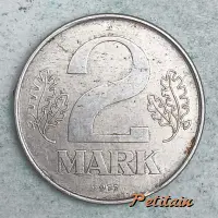 A 2 DEUTSCHE MARK 1977
