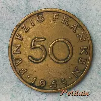 FÜNFZIG FRANKEN 50 ·1954·