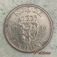 1 KRONE NORGE 1956