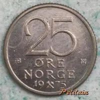 25 ØRE NORGE 19 75 AB ØH