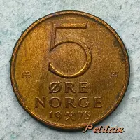 AB OH 5 ØRE NORGE 19⚒73