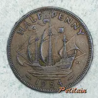 HALF PENNY 1954 HP